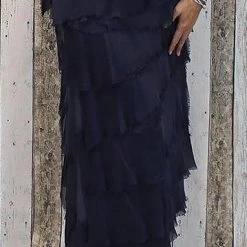 Imagine - Navy Flapper Fifi Silk Skirt 10IM2272 8 Imagine - Navy Flapper Fifi Silk Skirt 10IM2272