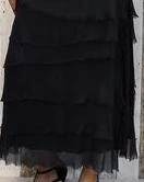 Imagine - Black Flapper Fifi Silk Skirt 10IM2272 7 Imagine - Black Flapper Fifi Silk Skirt 10IM2272
