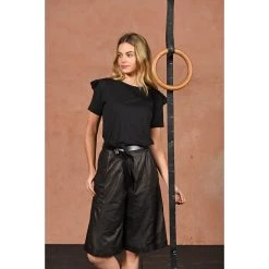 Maud Dainty MA Dainty - SERVE - Top - Black DTY03314