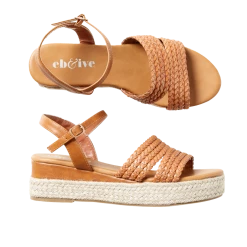 Eb & Ive - Wilder Wedge - Tan Shoes