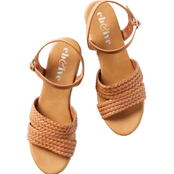 Eb & Ive - Wilder Wedge - Tan Shoes