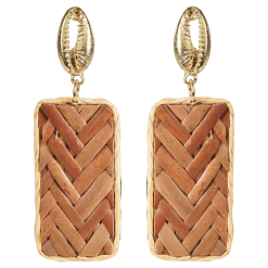 Tea Lily Eb & Ive - Kala Fax Shell Earring 2469801