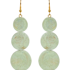 Tea Lily Eb & Ive - Kala Stack Earring Sage 2469902