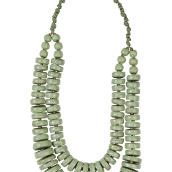 Tea Lily Eb & Ive - Kala Cluster Necklace Sage 2470002