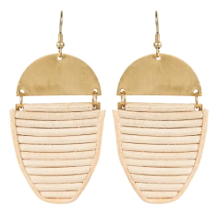 Tea Lily Eb & Ive - Jungle Earring Brass 2470501