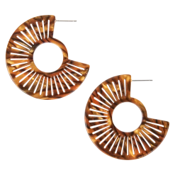Tea Lily Eb & Ive - Tribal Lines Earring Tiger 2470701