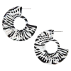Tea Lily Eb & Ive - Tribal Lines Earring Zebra 2470702