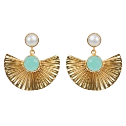 Tea Lily Eb & Ive - Eden Sea Drop Earring 2471001