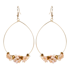 Tea Lily Eb & Ive - Lustre Stone Earring Gold 2471403