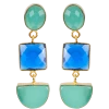 Tea Lily Eb & Ive - Lustre Luxe Earring Turquoise 2471501
