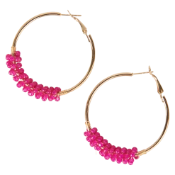 Tea Lily Eb & Ive - Paradiso Hoop Earring Flamingo 2471702