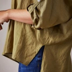 Eb & Ive - Capella Frill Shirt - Dijon - One Size 14 Eb & Ive - Capella Frill Shirt - Dijon - One Size