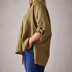 Eb & Ive - Capella Frill Shirt - Dijon - One Size 11 Eb & Ive - Capella Frill Shirt - Dijon - One Size