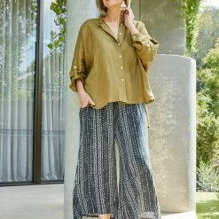 Eb & Ive - Capella Frill Shirt - Dijon - One Size 10 Eb & Ive - Capella Frill Shirt - Dijon - One Size