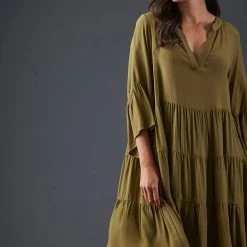 Eb & Ive - Bangalay Dress - Dijon