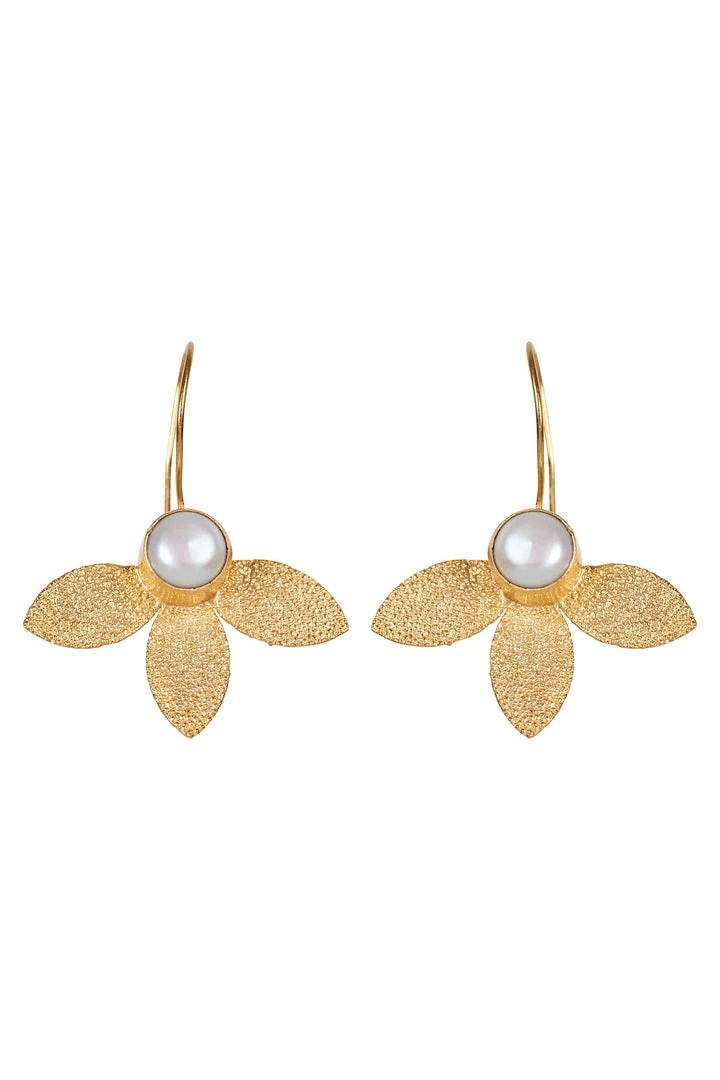 Tea Lily Eb & Ive - Adelphi Luxe Earring - Petal 2482803 4 Tea Lily Eb & Ive - Adelphi Luxe Earring - Petal 2482803