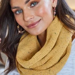 Tea Lily Eb & Ive - Raine Hoop Earring - Sherry, Mystic Or Acorn