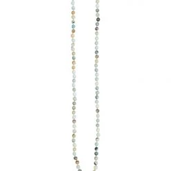 Tea Lily Eb & Ive - Raine Stone Necklace - Winter, Mystic, Olive, Acorn Or Henna