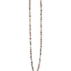 Tea Lily Eb & Ive - Raine Stone Necklace - Winter, Mystic, Olive, Acorn Or Henna