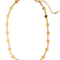 Tea Lily Eb & Ive - Ceduna Necklace - Gold Disc, Pearl Or Gold Heart