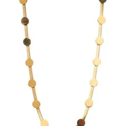 Tea Lily Eb & Ive - Ceduna Necklace - Gold Disc, Pearl Or Gold Heart