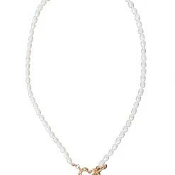Tea Lily Eb & Ive - Ceduna Necklace - Gold Disc, Pearl Or Gold Heart