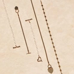 Tea Lily Eb & Ive - Ceduna Bracelet - Gold Disc, Pearl Or Gold Heart