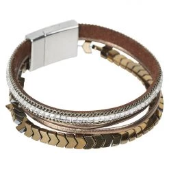 Tea Lily Eb & Ive - Bangalay Cuff - Copper, Chrome Or Bronze