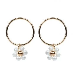 Tea Lily Eb & Ive - Capella Dainty Earring - Daisy 2488101