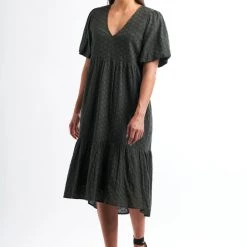 Foil Clothing SALE - Foil - Holey Moley Dress - Nori CFO6498