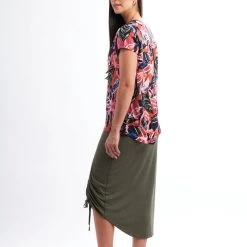 Foil - Show Me The Way Midi Skirt - Sage CFO6563