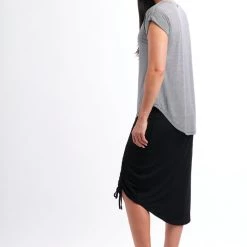 Foil - Show Me The Way Midi Skirt - Black CFO6563 Foil Clothing