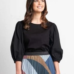 Foil - Smooth Operator Top - BLACK OR WHITE CFO6767