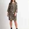 Foil Clothing Foil - Nifty Shift Dress - Plume Olive CFO6775