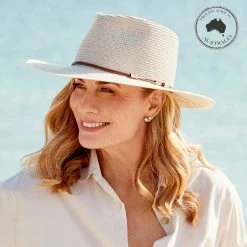 Canopy Bay By Deborah Hutton - Hat - Highland Fedora - Camel/Ivory 10 Canopy Bay By Deborah Hutton - Hat - Highland Fedora - Camel/Ivory