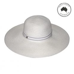 Canopy Bay By Deborah Hutton - Hat - Carla - Ivory W Stripe Trim