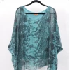 Jenny Jazz Rosa Jojo - Sea Green, Blue Or Pink Silk Top LO-8183S Imagine Fashion Linen & Silk