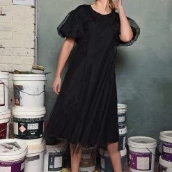 Maud Dainty SALE - MA Dainty - BOUNCE DRESS - Black B-DTY03316