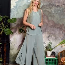 Maud Dainty MA Dainty - WOYLIE - Pant - Black, Bran, Soft Green DTY03185