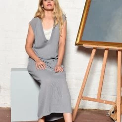 Maud Dainty SALE - MA Dainty - SPIN - Dress - Smokey Blue DTY03344