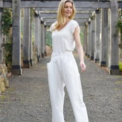 Maud Dainty SALE - MA Dainty - MAGPIE - Pant - White DTY03082