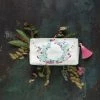 Papaya Art Blooms Small Tassel Pouch