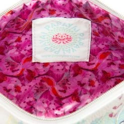 Papaya Art Blooms Small Tassel Pouch