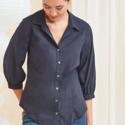 Verge - Acrobat Artful Shirt - French Ink 7715LW