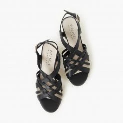 Grandco SALE - Walnut - Alice Heel - Black Boho Accessories