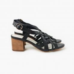 Grandco SALE - Walnut - Alice Heel - Black Boho Accessories