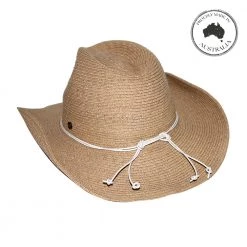 Canopy Bay By Deborah Hutton - Hat - Bedarra II - Natural W White Trim