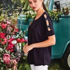 Verge - Benedict Top - Black 7726SF