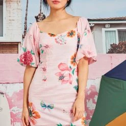 Trelise Cooper SALE - Coop - Enough Puff Dress - Pink Coop By Trelise Cooper