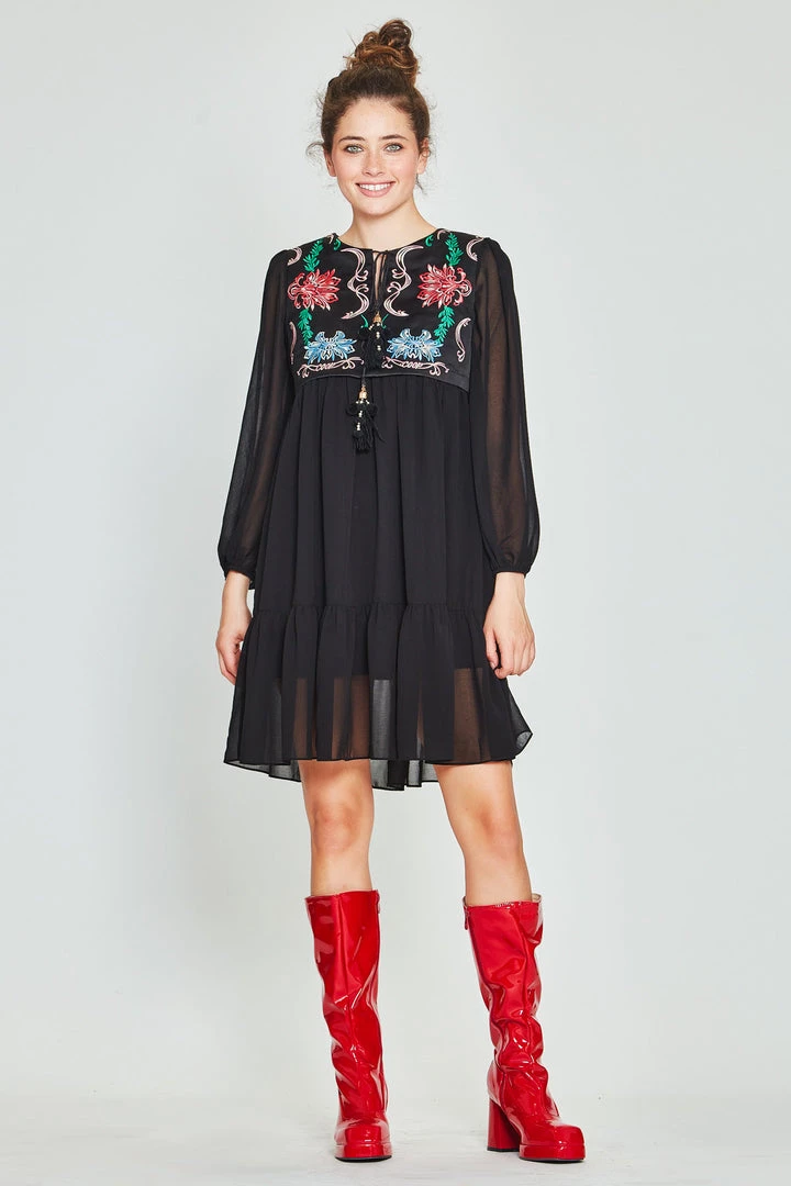 Trelise Cooper Coop - Let's Get Stitched Dress - Black Coop By Trelise Cooper